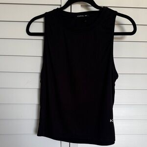 Koral Black Muscle Tee for Women